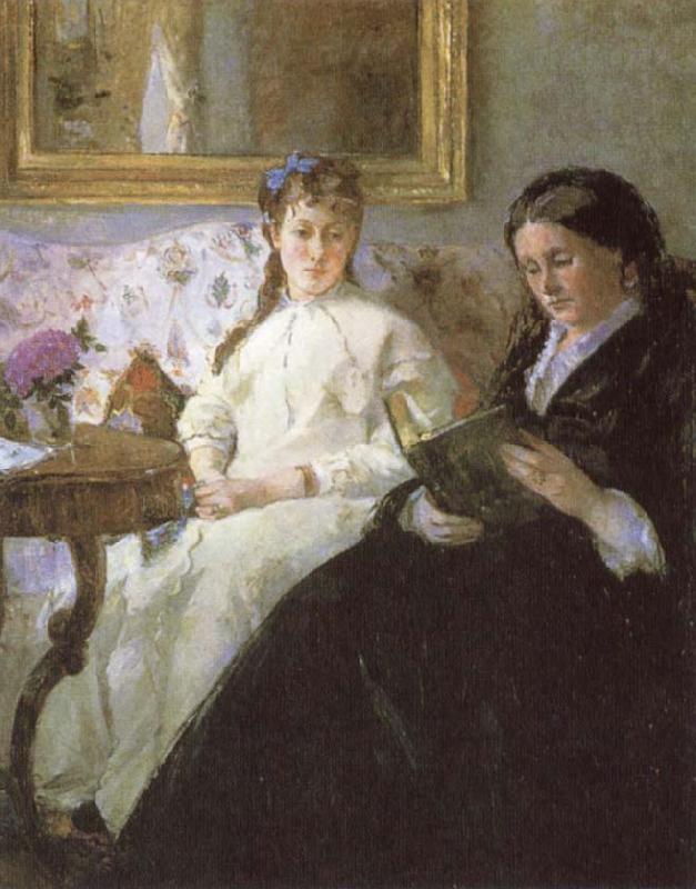 Berthe Morisot The mother and sister of the Artist oil painting picture
